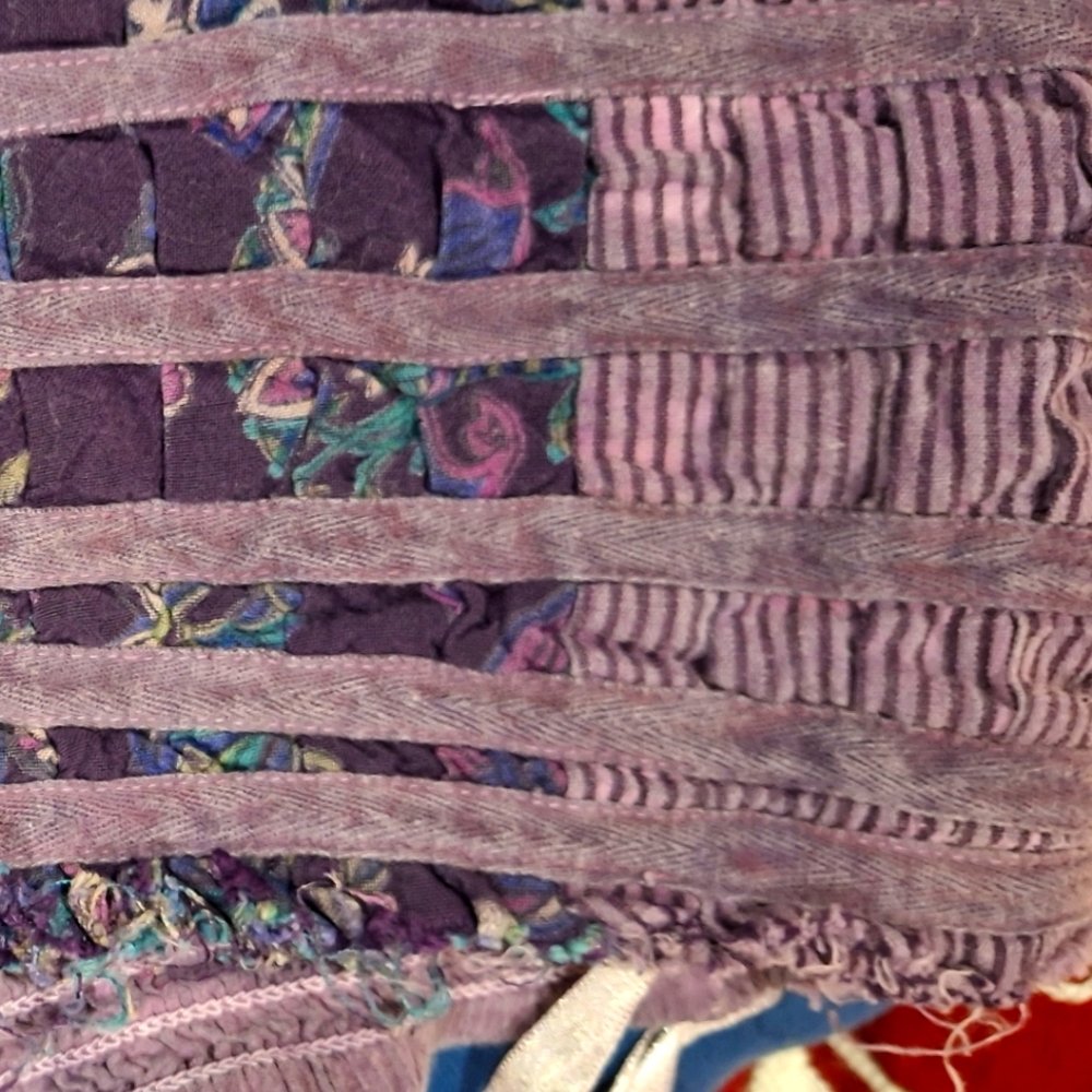 Purple Floral Women's Skirt